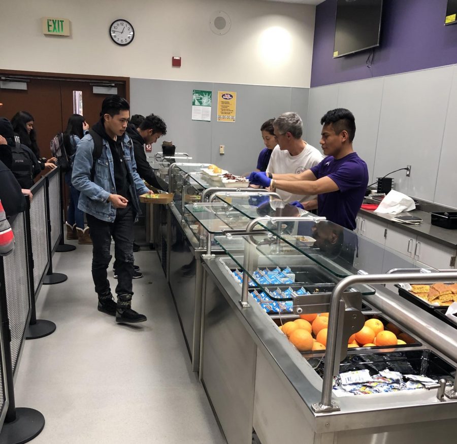 Sequoia’s new “Pit Stop” line in the MUR offers new entrees
such as chicken parmesan, enchiladas, and serves entrees such
as orange and teriyaki chicken freshly cooked instead of being
pre-packaged.