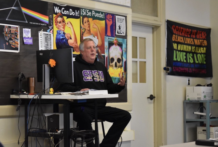 How Christopher Caton uses his past experiences to inspire students