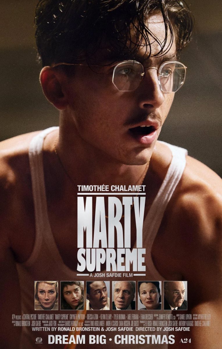 "Marty Supreme" promotional poster